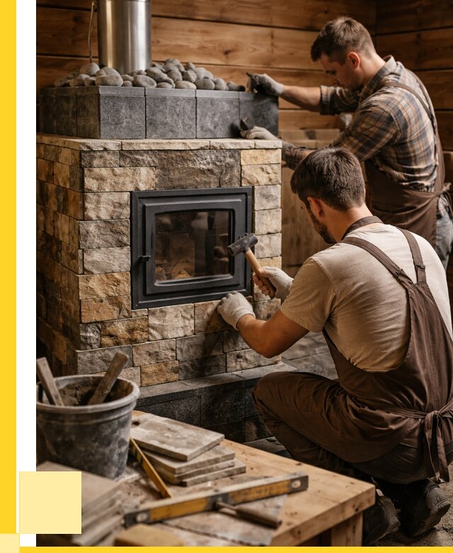 Облицовка банной печи в Верхнем Уфалее от 15351 р. | ЭриданВрф