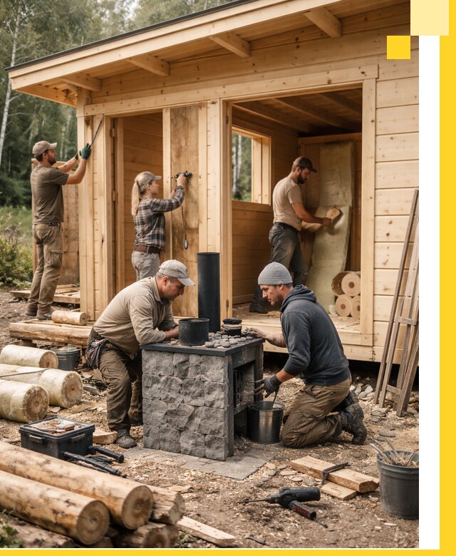 Купить баню под ключ в Верхнем Уфалее строительство монтаж отделка