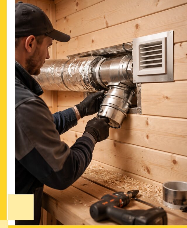 Монтаж вентиляции бани в Верхнем Уфалее от 12281 р. | ЭриданВрф