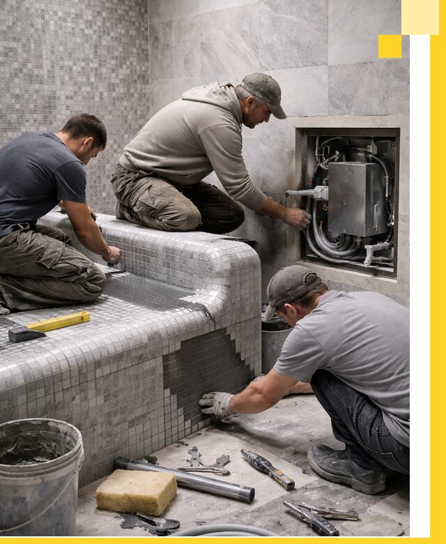 Проекты хамамов под ключ в Верхнем Уфалее и дизайн и строительство