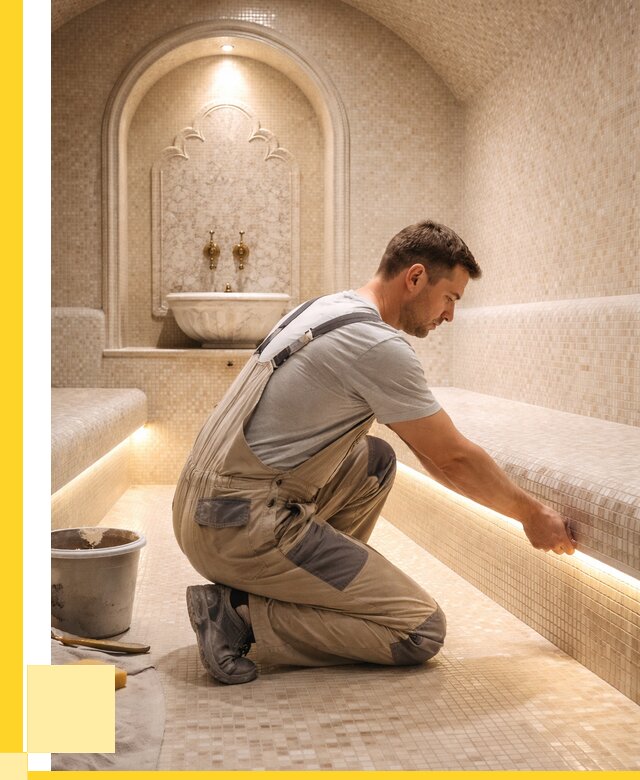 Отделка хамамов под ключ в Верхнем Уфалее от 5629 р. | ЭриданВрф