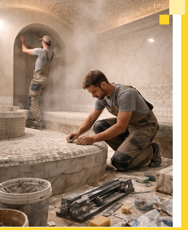 Профессиональный дизайн хамама и SPA под ключ в Верхнем Уфалее