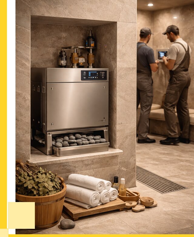 Парогенераторы для хамама в Верхнем Уфалее от 76755 р. | ЭриданВрф