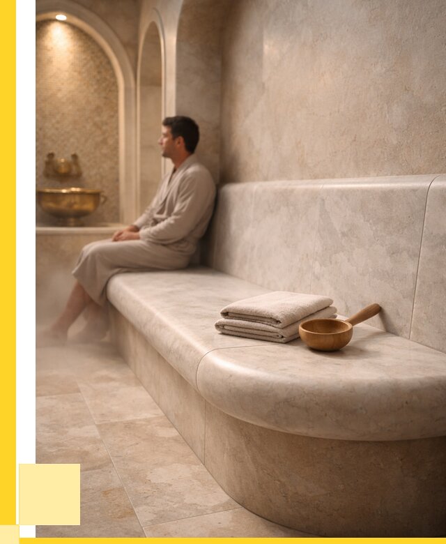 Сиденья для хамама в Верхнем Уфалее под ключ от 12281 р. | ЭриданВрф