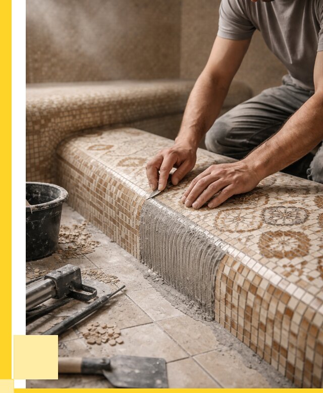 Плитка для хамама под ключ в Верхнем Уфалее от 3582 р. | ЭриданВрф