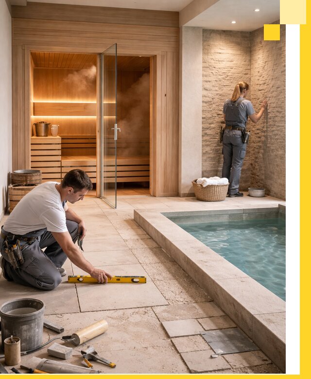 Комплексный дизайн и отделка интерьеров SPA под ключ в Верхнем Уфалее